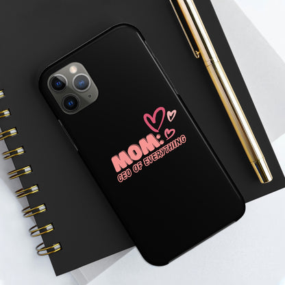 MOM CEO Tough Phone Cases, Case-Mate