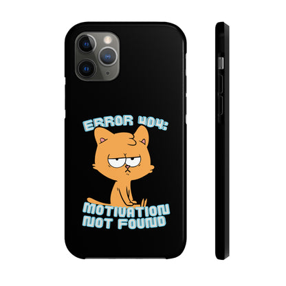 Motivation Not Found Tough Phone Cases, Case-Mate