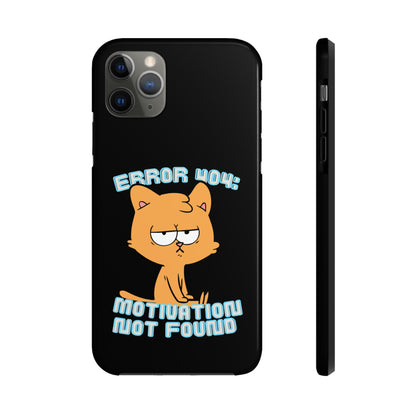 Motivation Not Found Tough Phone Cases, Case-Mate